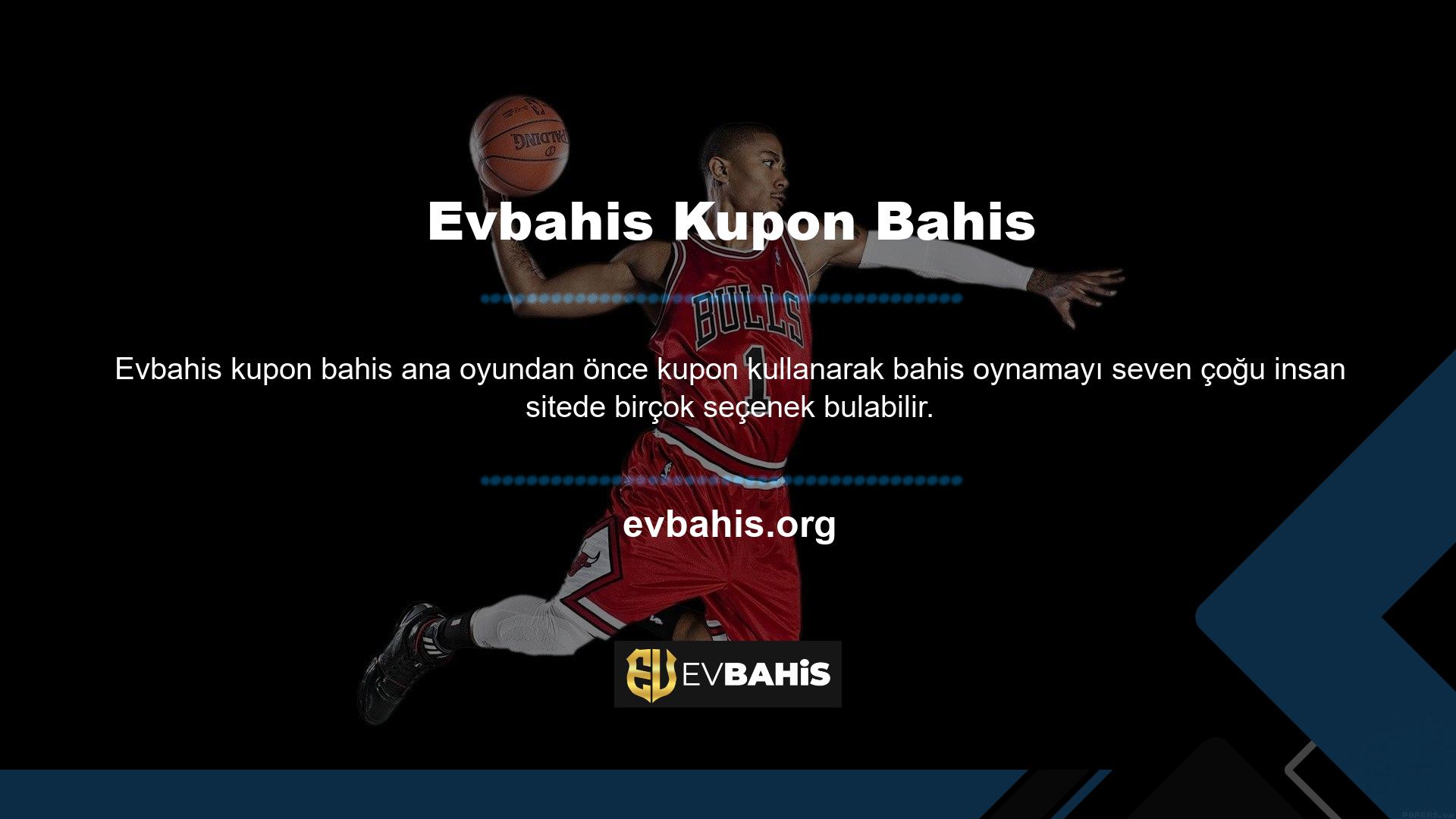 Futbol, nagbi, su topu ve basketbol, voleybol, tenis gibi diğer sporlar gibi zaten bildiğiniz sporlarla ilgili oyunları oynamak için -Match Pre -Match bahis kuponunu kullanabilirsiniz